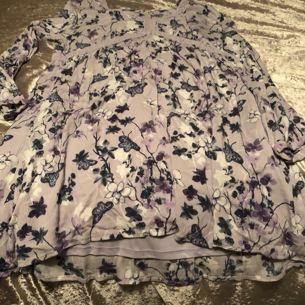 Xhiliration Floral Dress